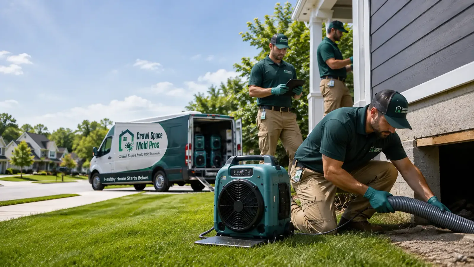 Crawl Space Mold Removal in Seekonk, MA